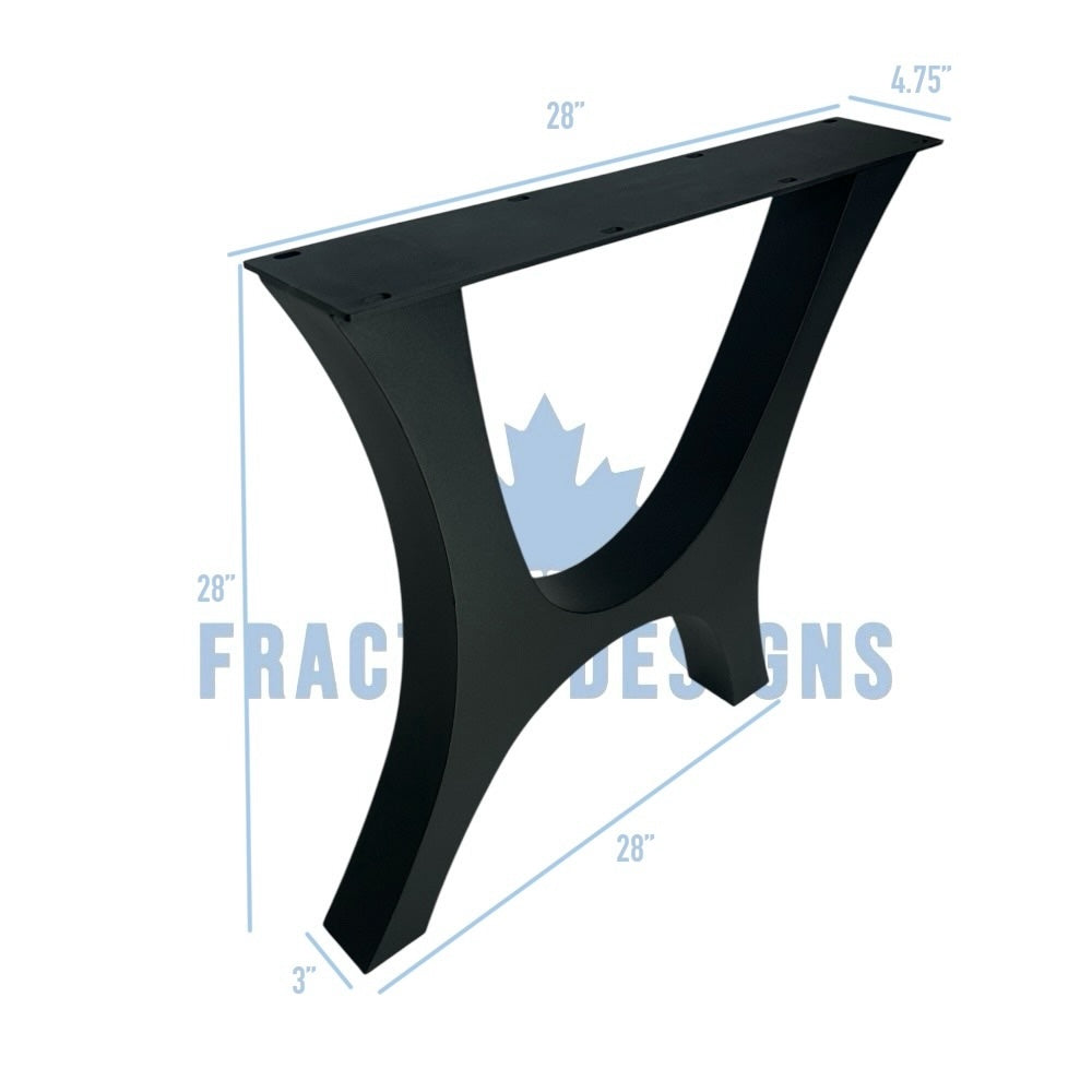 28” Flowy H Furniture Legs — Fractal Designs Inc
