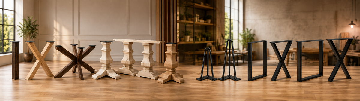 Elevate Your Furniture: The Advantages of Black Metal and Wooden Table Legs