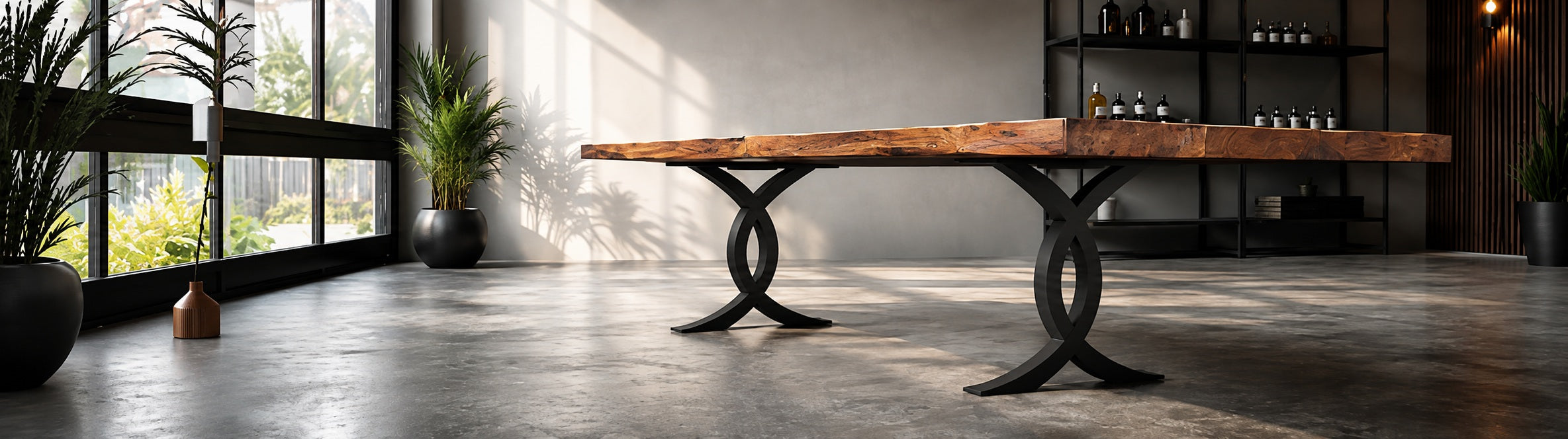 Flowy Metal Table Legs & Furniture Bases