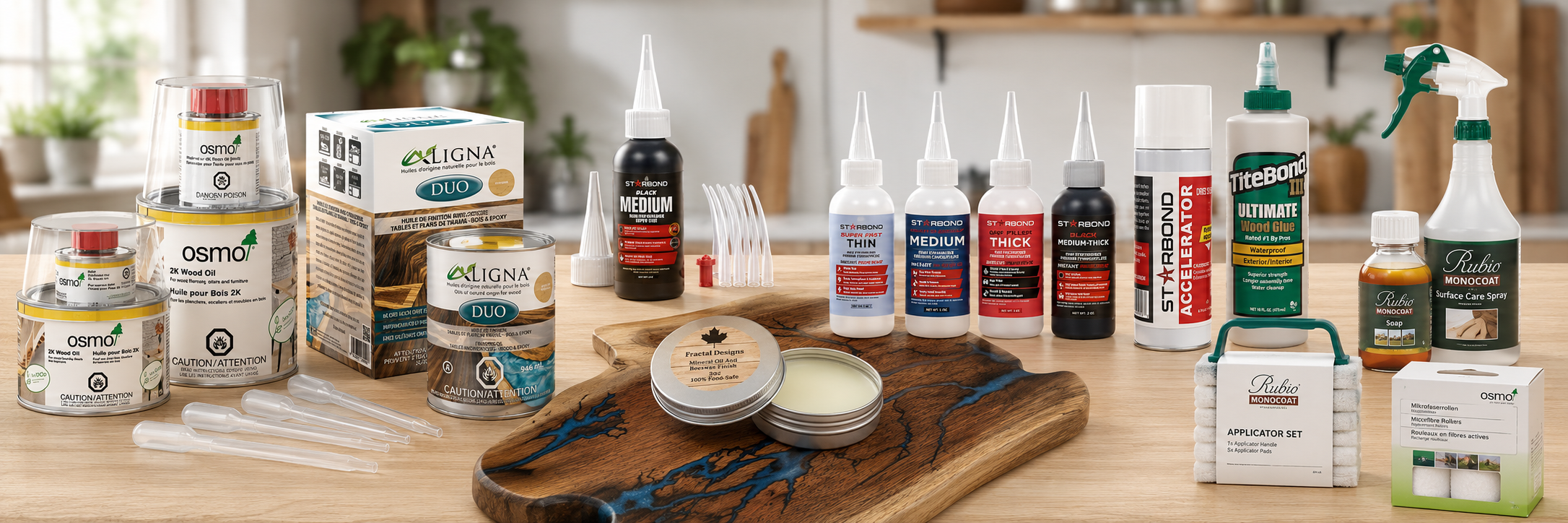 Abrasives, Finishes & Glue - Fractal Designs Inc