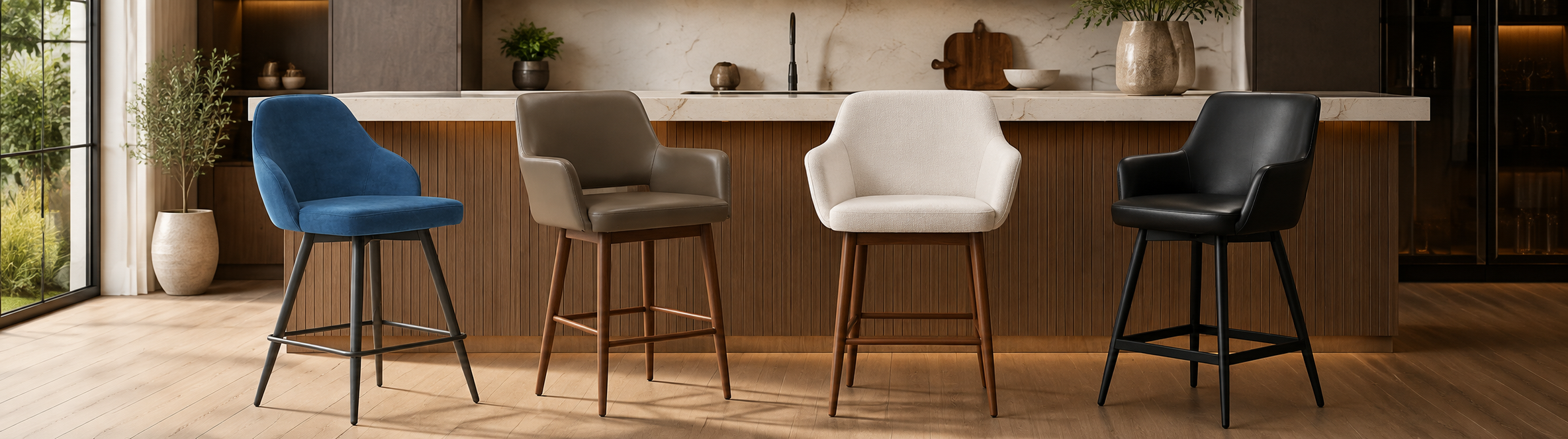 Upholstered Counter & Bar Stools