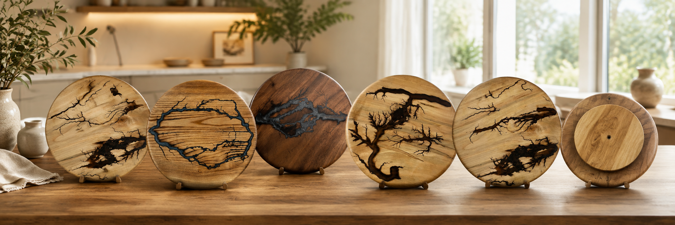 Handcrafted Wooden Lazy Susans