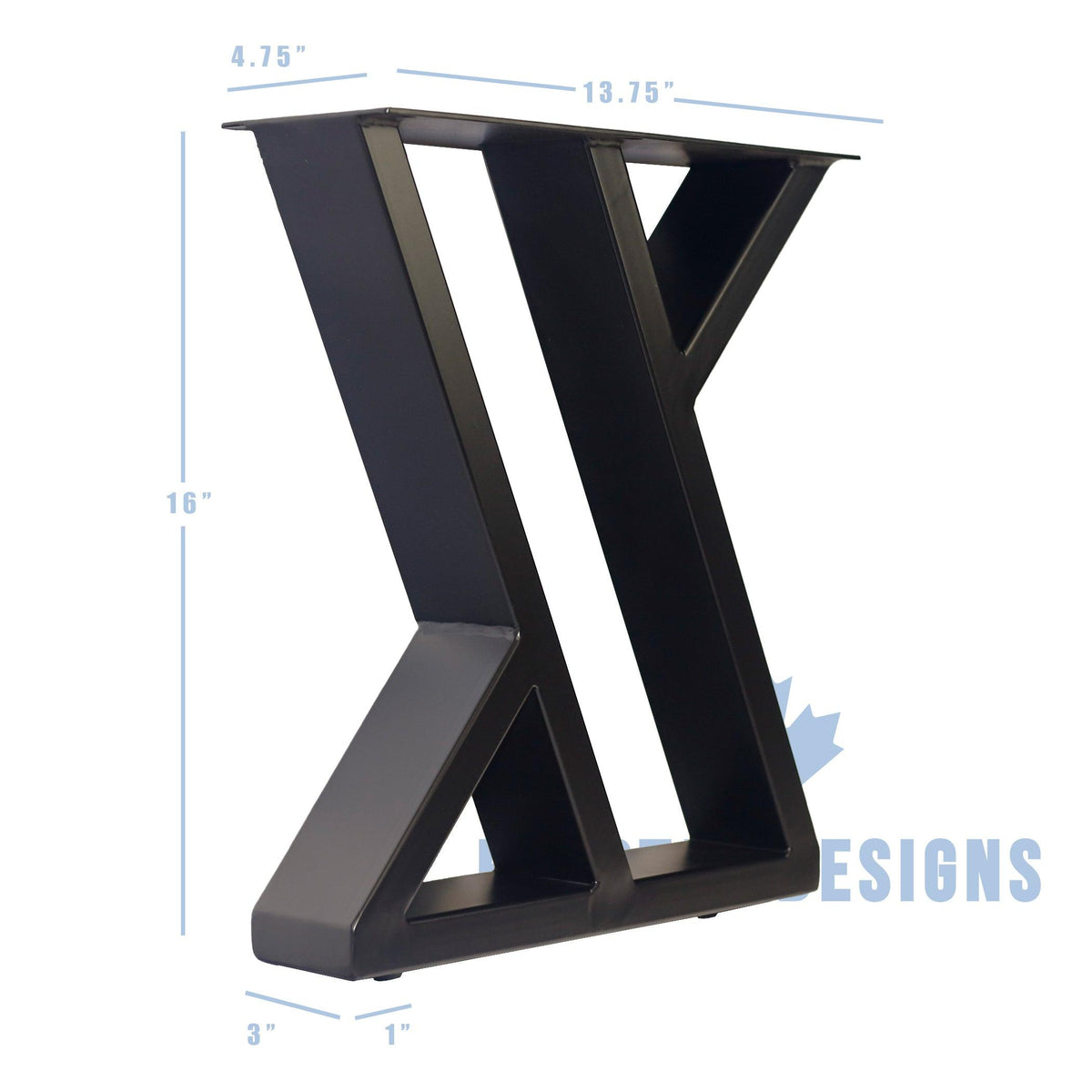 16” Double Z Shape Furniture Legs — Fractal Designs Inc