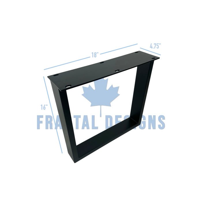 Patas para muebles rectangulares de 16" y 18" de ancho, 1 par
