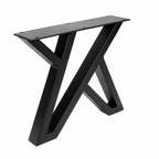16” Zig Zag Shape Furniture Legs 18" Wide, 1 Pair