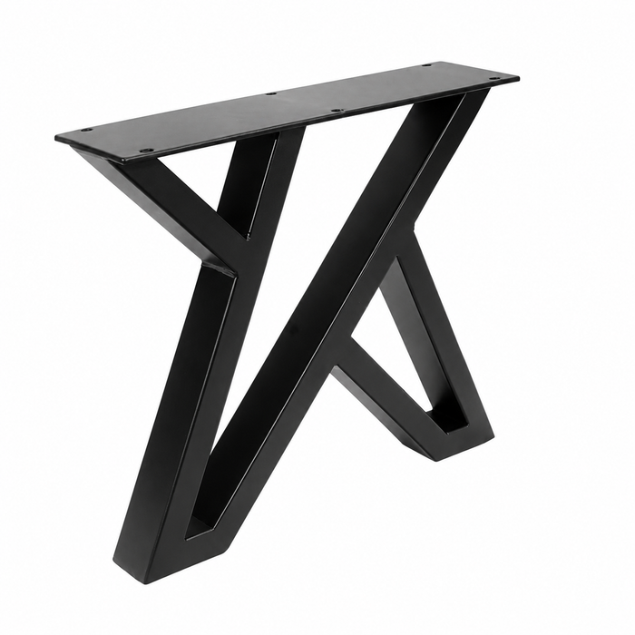 16” Zig Zag Shape Furniture Legs 18" Wide, 1 Pair