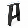 16” A Shape Furniture Legs - 13.75" Wide, 1 Pair