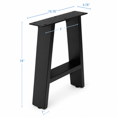 16” A Shape Furniture Legs - 13.75" Wide, 1 Pair