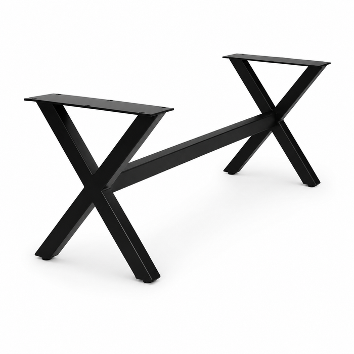 16” X-Cross Furniture Base -  13.75" Wide, 1 Set (Legs + Cross)