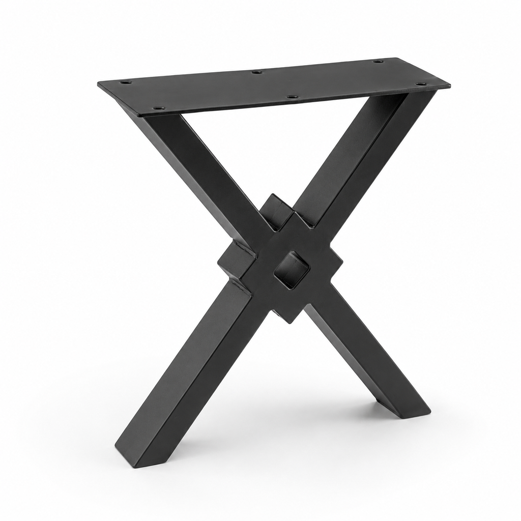 16” Diamond X Shape Furniture Legs 13.75" Wide, 1 Pair