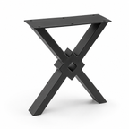 16” Diamond X Shape Furniture Legs 13.75" Wide, 1 Pair
