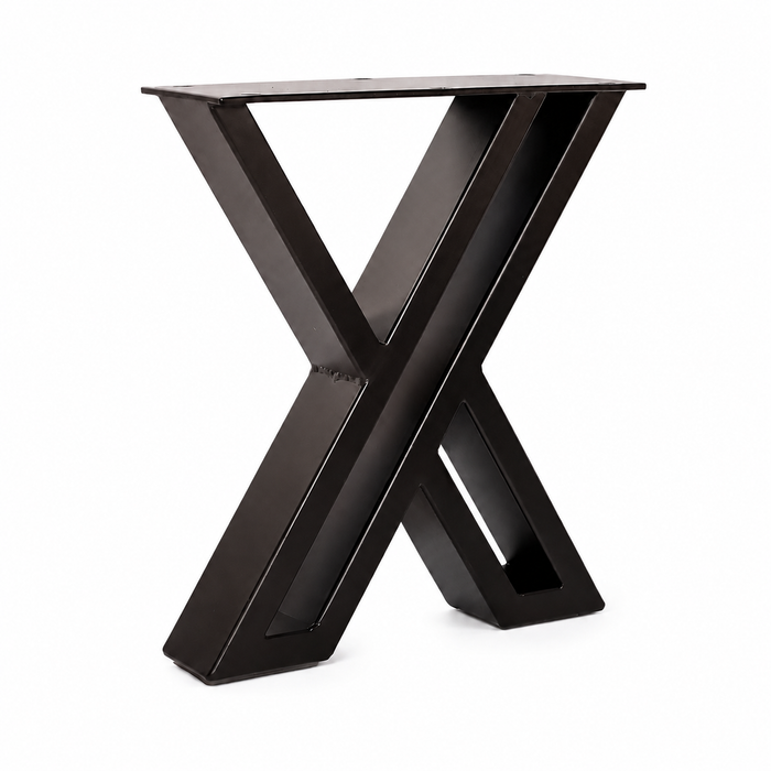 16” Double X Shape Furniture Legs - 13.75" wide, 1 Pair