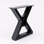 Patas de mueble en X estilo rústico de 16" - 13.75" de ancho, 1 par