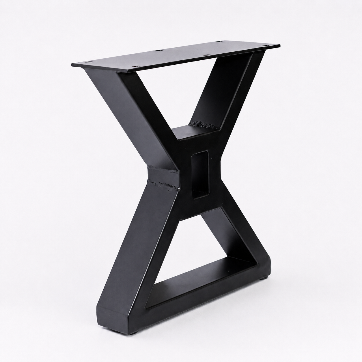 Patas de mueble en X estilo rústico de 16" - 13.75" de ancho, 1 par