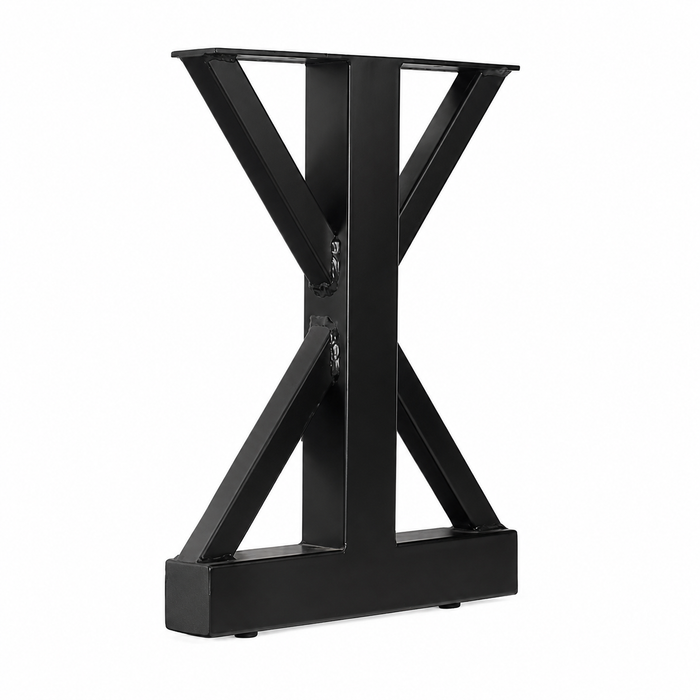 16” Hourglass Shape Furniture Legs -  13.75" Wide, 1 Pair