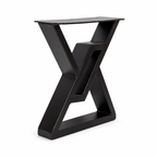 16” Parallelogram Shape Furniture Legs - 13.75" wide, 1 Pair