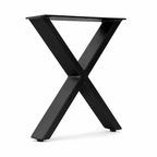 16” X Shape Furniture Legs - 13.75" wide, 1 Pair