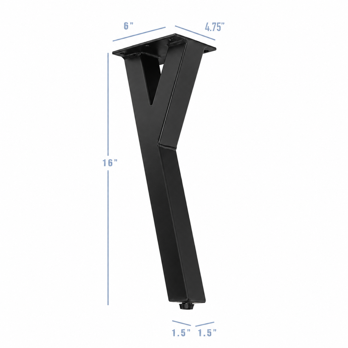 16” Y Shape Furniture Legs, Set/4