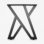 16” Zig Zag Shape Furniture Legs 13.75" Wide, 1 Pair