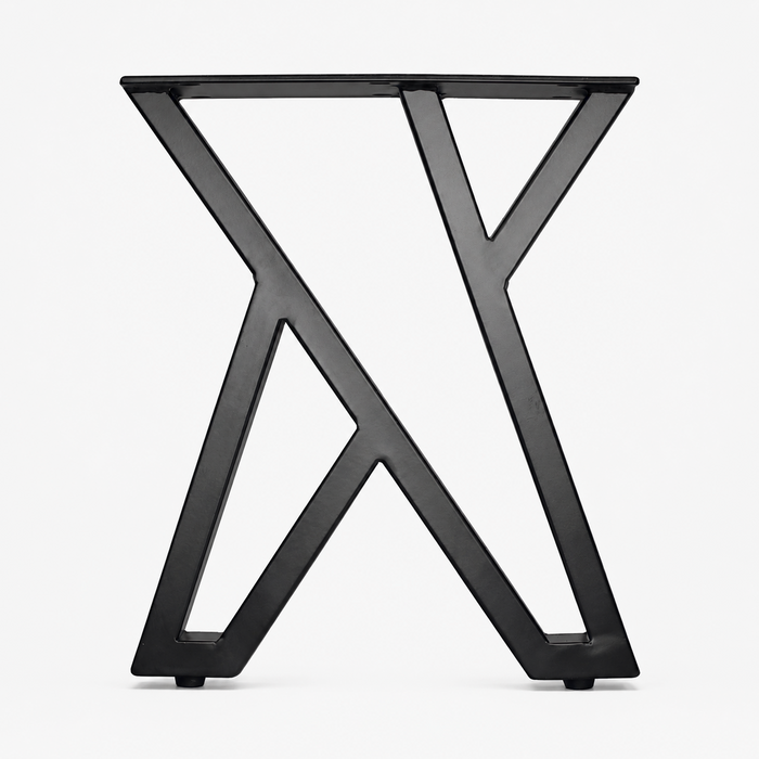 16” Zig Zag Shape Furniture Legs 13.75" Wide, 1 Pair