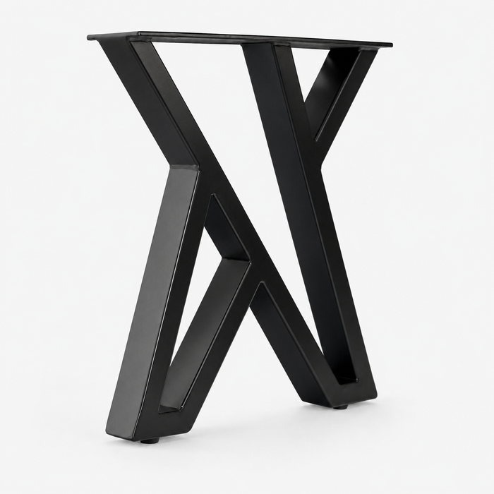 16” Zig Zag Shape Furniture Legs 13.75" Wide, 1 Pair