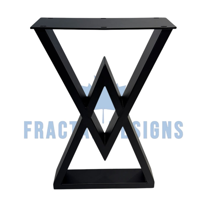 22” Diamond Shape Furniture Legs - 13.5" wide, 1 Pair