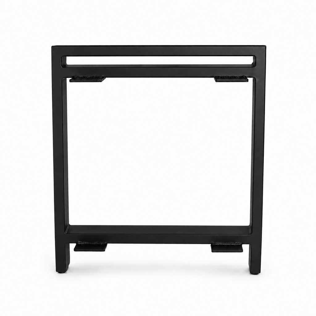 Pieds rectangulaires de 22 po avec support d'étagère de 20 po de large, 1 paire