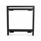 Pieds rectangulaires de 22 po avec support d'étagère de 20 po de large, 1 paire