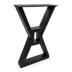 Patas para muebles en forma de Z de 22" - 13,5" de ancho