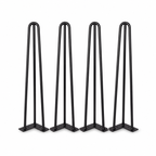 Patas de horquilla para muebles de 22", juego de 4