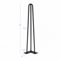 Patas de horquilla para muebles de 22", juego de 4