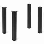 Patas para muebles en forma de Z de 22" - 13,5" de ancho