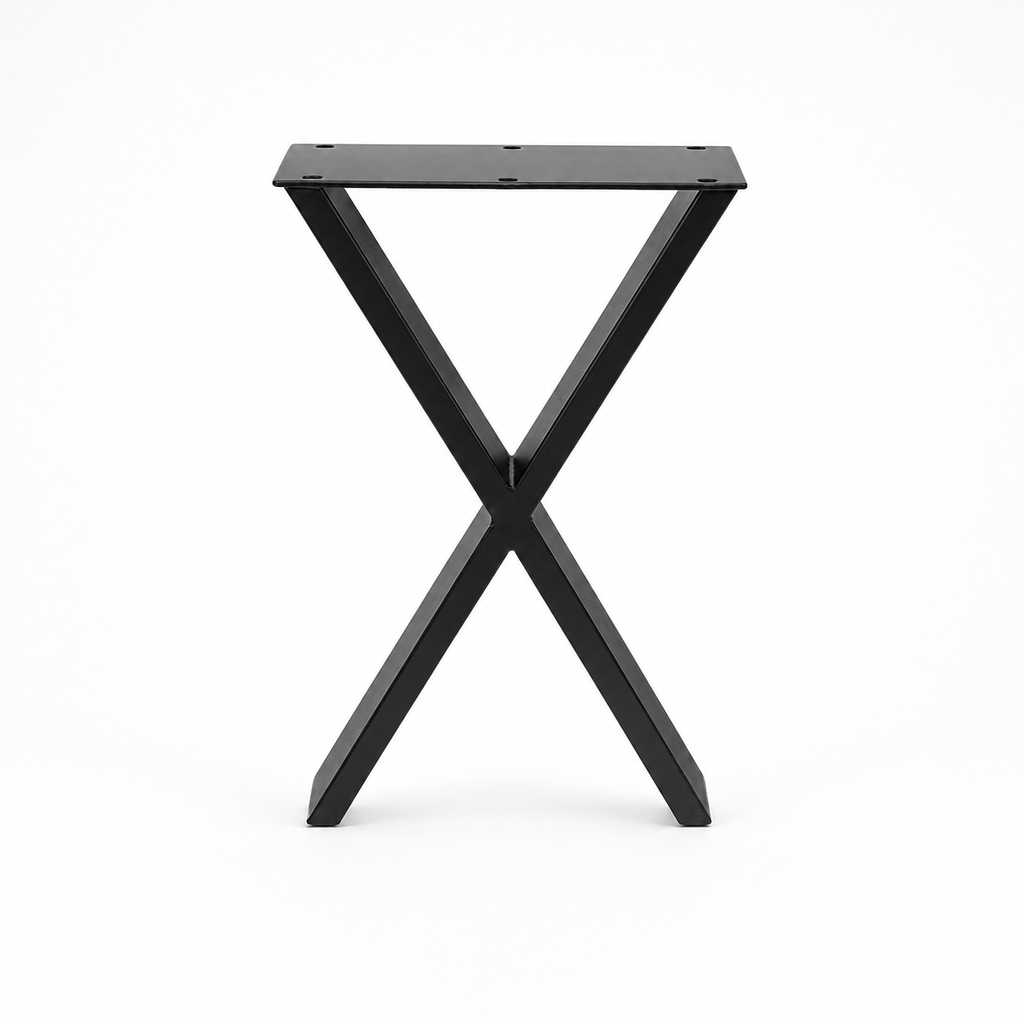 Patas para muebles en forma de X de 22" - 13.75" de ancho, 1 par