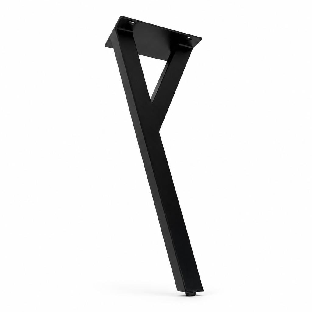 Patas para muebles en forma de Z de 22" - 13,5" de ancho