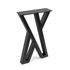 Patas para Muebles en Zig Zag de 22” - 13.75" de ancho, 1 Par