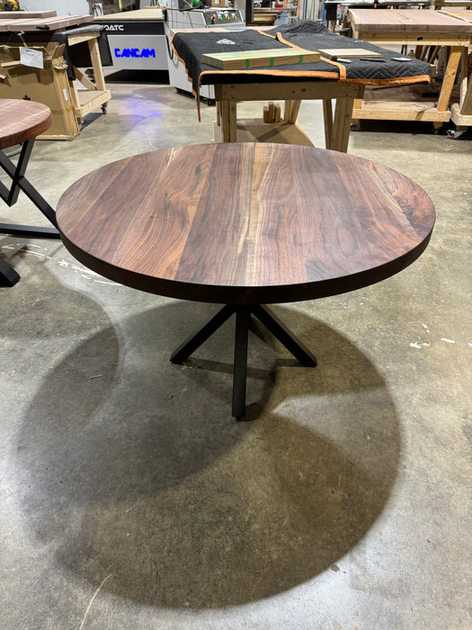 Round Walnut Table (custom)