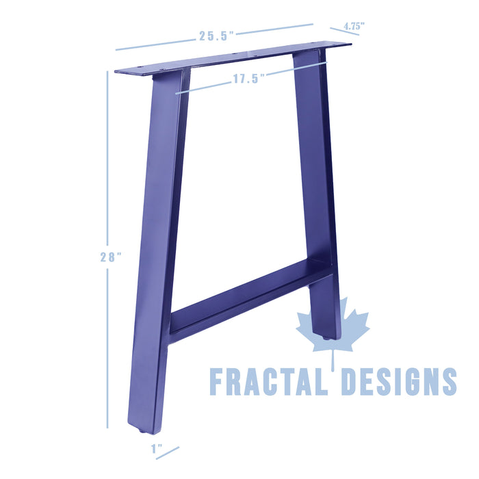 Patas para muebles en forma de A de 28", 1 par