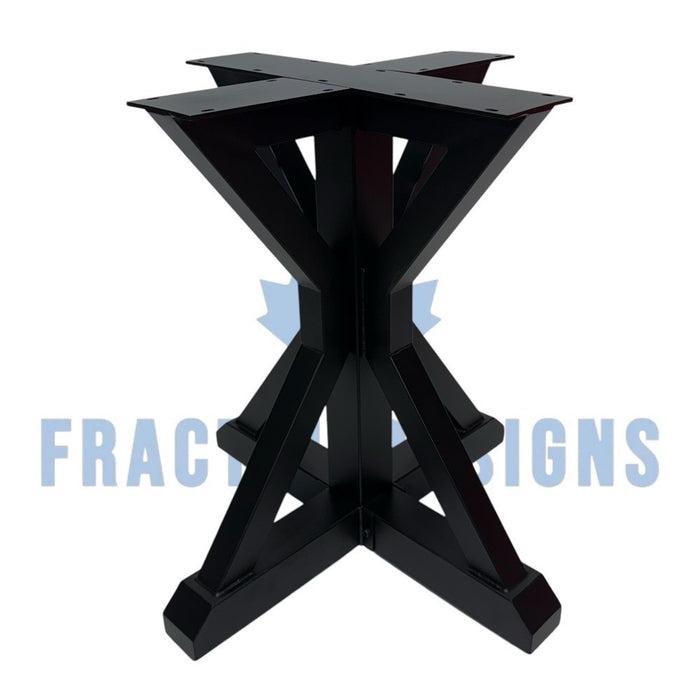 28” Metal Trestle Round Table Base, 1 Set