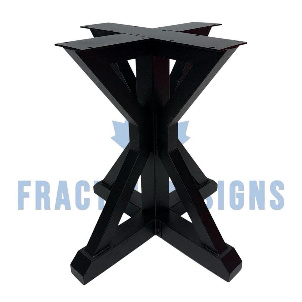 28” Metal Trestle Round Table Base, 1 Base — Fractal Designs Inc