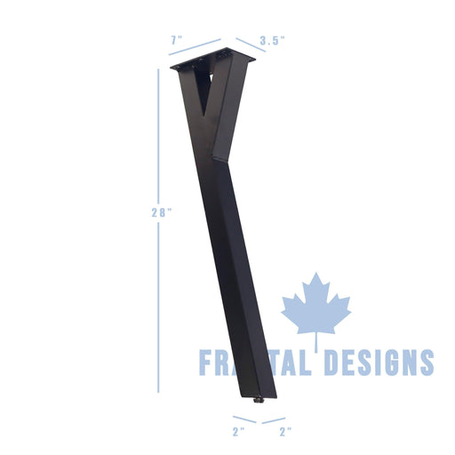28” Y Shape Furniture Legs, Set/4 - Fractal Designs Inc