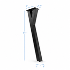 28” Y Shape Furniture Legs, Set/4