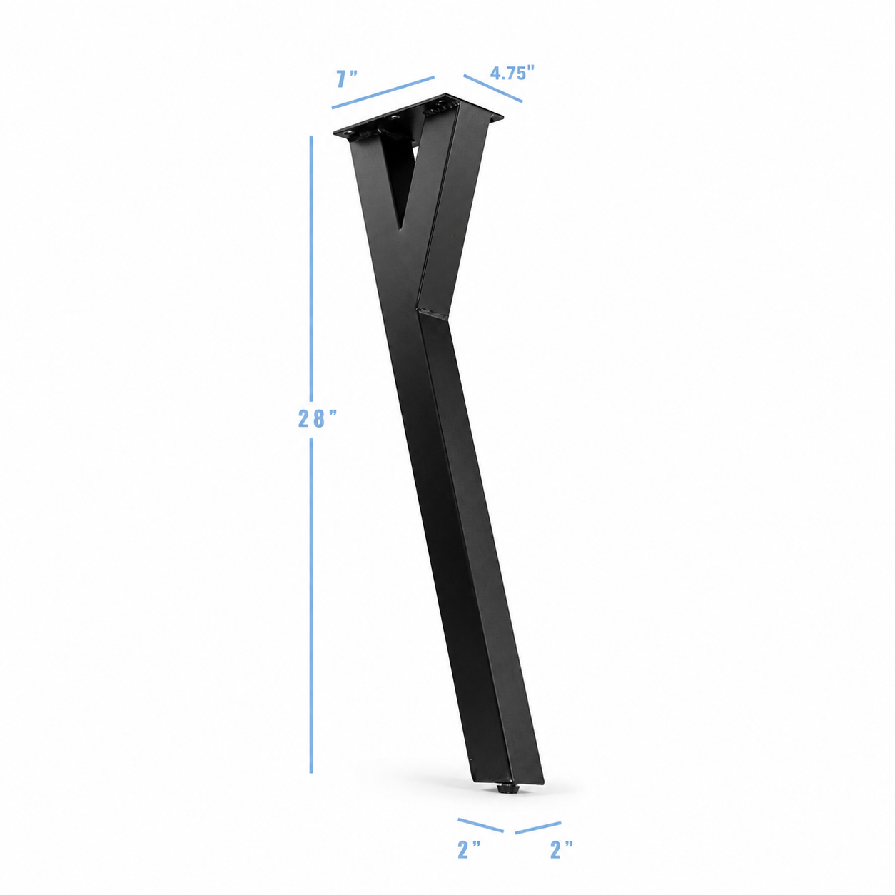 28” Y Shape Furniture Legs, Set/4