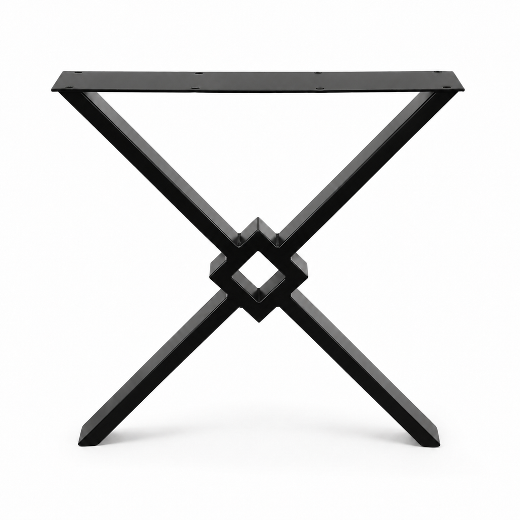 28” Diamond X Shape Furniture Legs, 1 Pair
