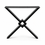 28” Diamond X Shape Furniture Legs, 1 Pair