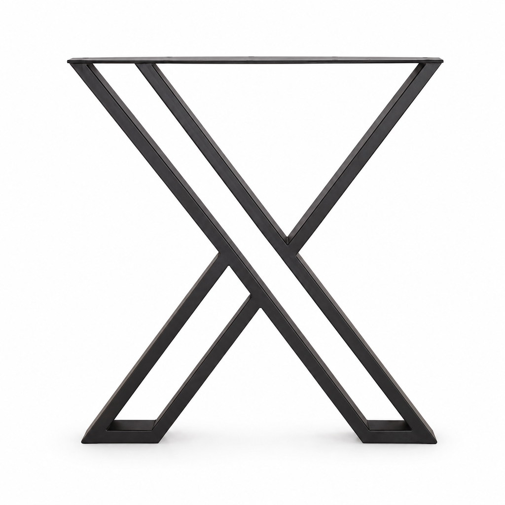 28” Double X Shape Furniture Legs, 1 Pair