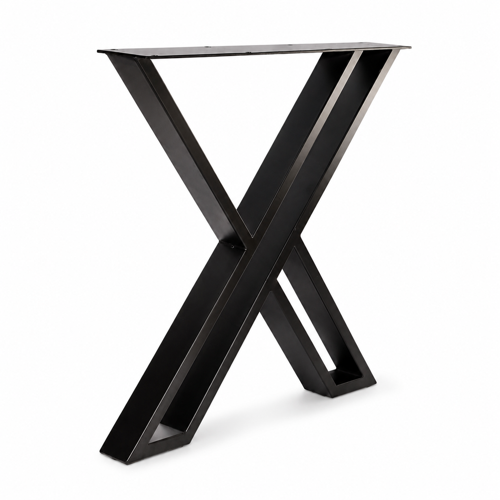 28” Double X Shape Furniture Legs, 1 Pair