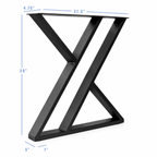 28” Double Z Shape Furniture Legs, 1 Pair
