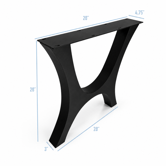 Patas de mueble Flowy H de 28"