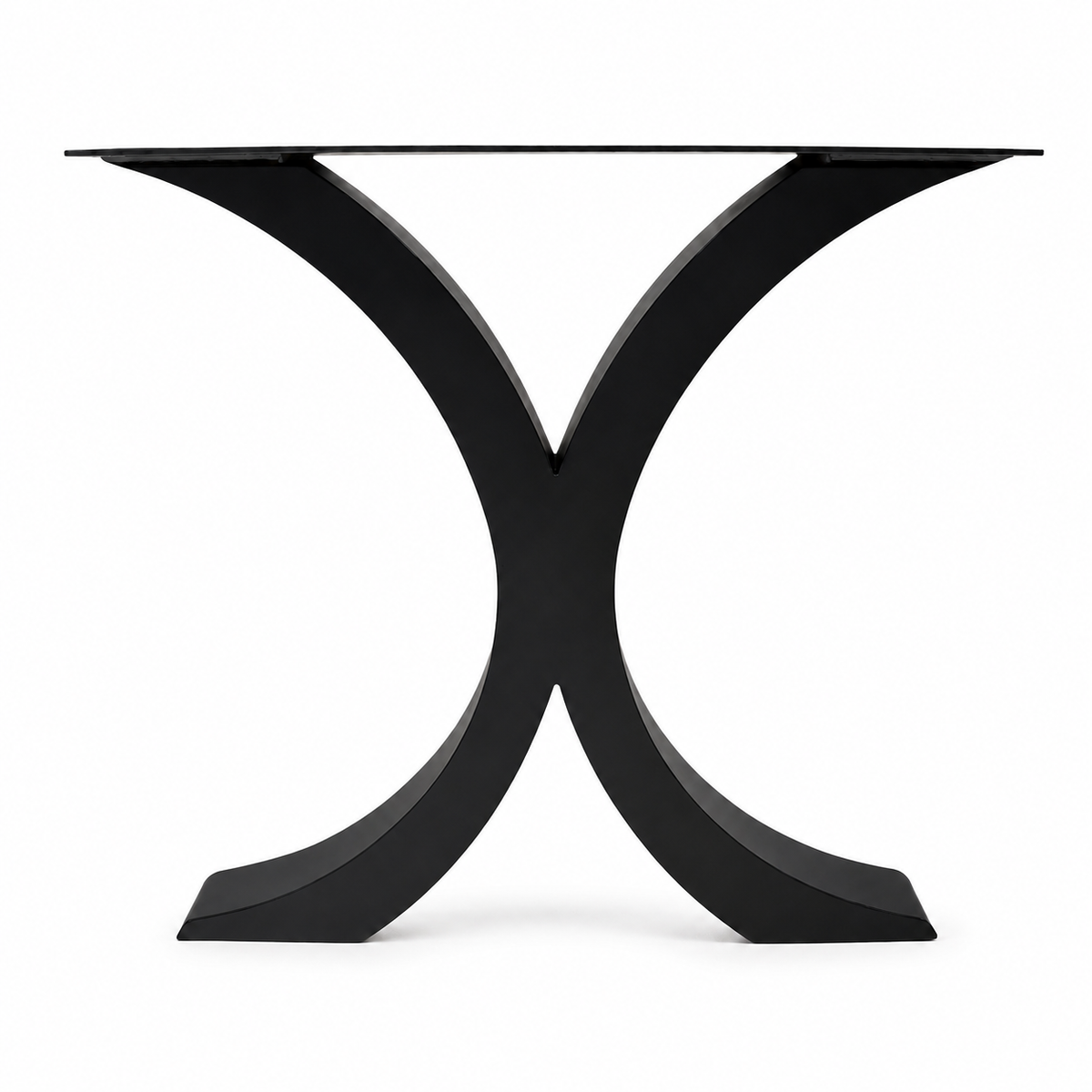 28” Flowy X Shape Furniture Legs, 1 Pair