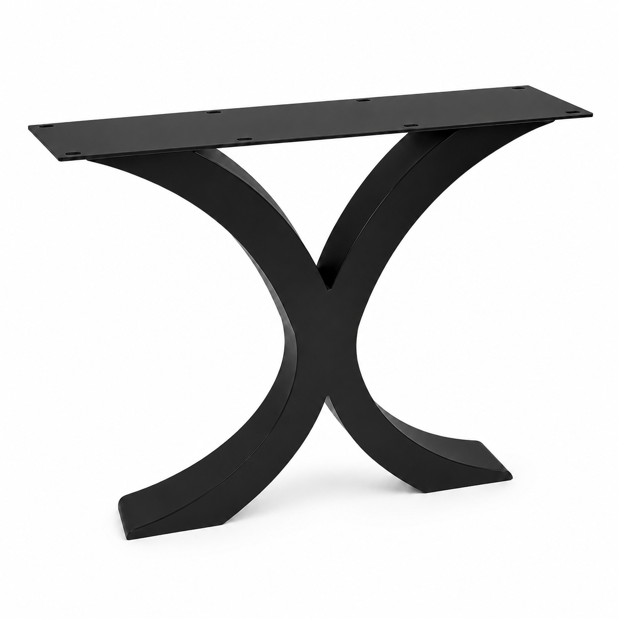 28” Flowy X Shape Furniture Legs, 1 Pair
